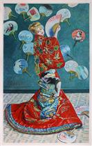 Madame Monet in Japanese Costume (La Japonaise)