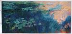 Reflections of Clouds on the Water-Lily Pond (triptych. left panel)