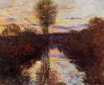 The Small Arm of the Seine at Mosseaux. Evening