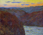 Valley of the Creuse. Sunset