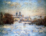 View of Vetheuil. Winter