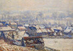 The Village of Giverny in the Snow