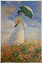 Woman with a Parasol Facing Right