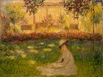 Woman Sitting in a Garden (Femme assise dans le jardin)