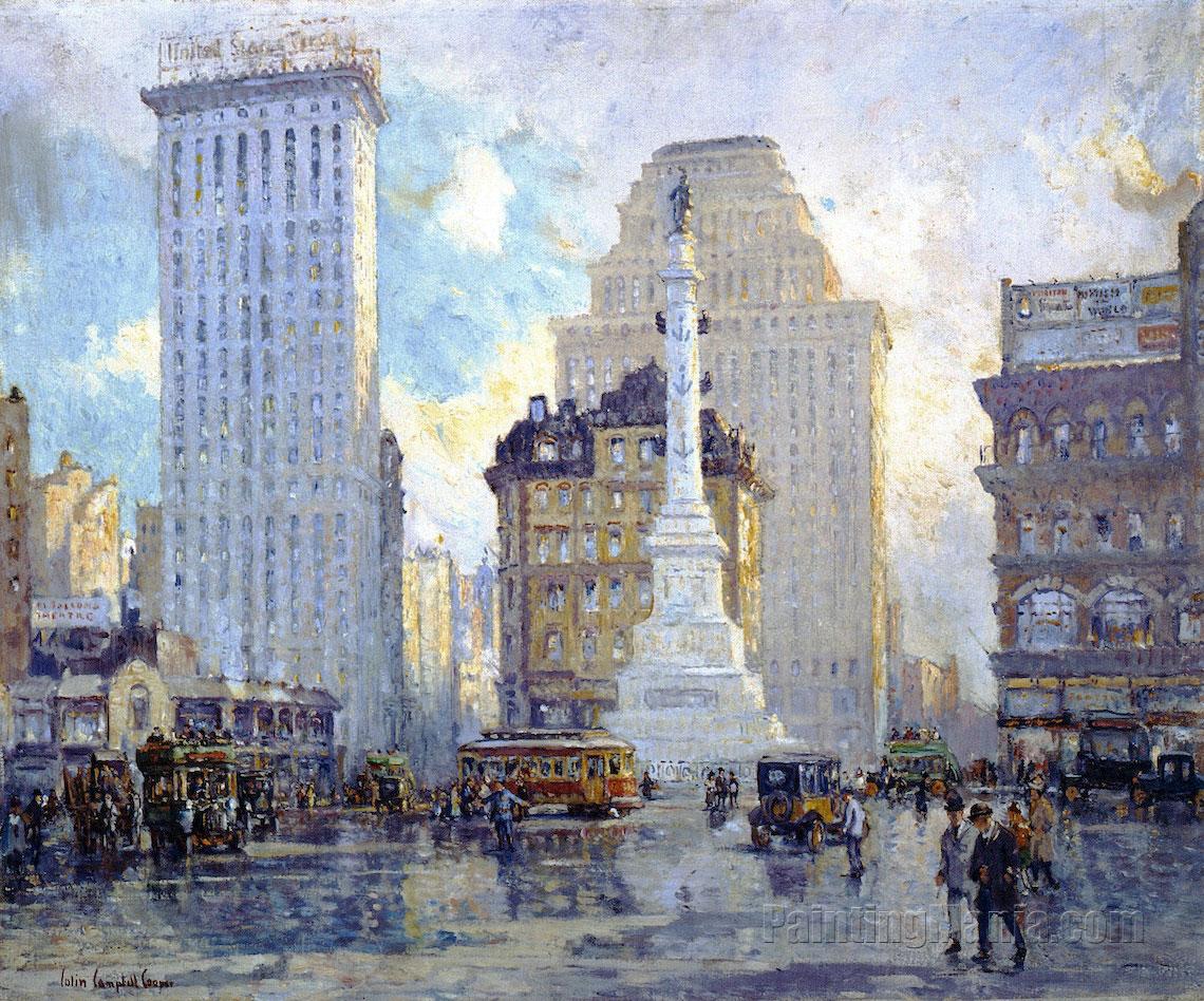 Columbus Circle 1923