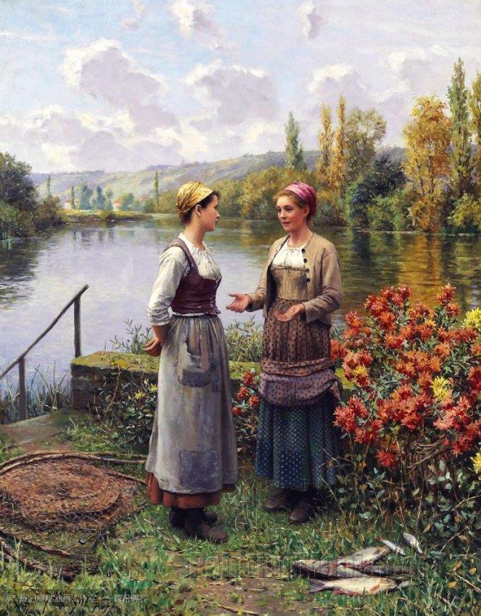 The Days Catch (Two Women in a Landscape)