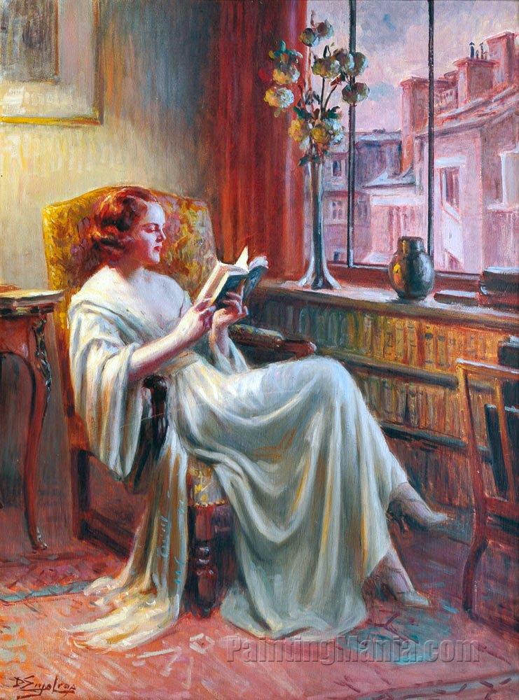 Woman Reading at the Window