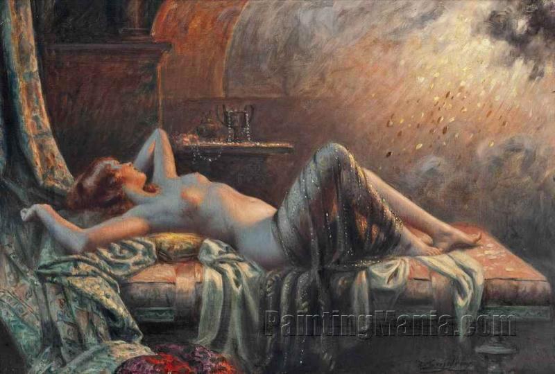 Young Woman on the Sofa (Danae)