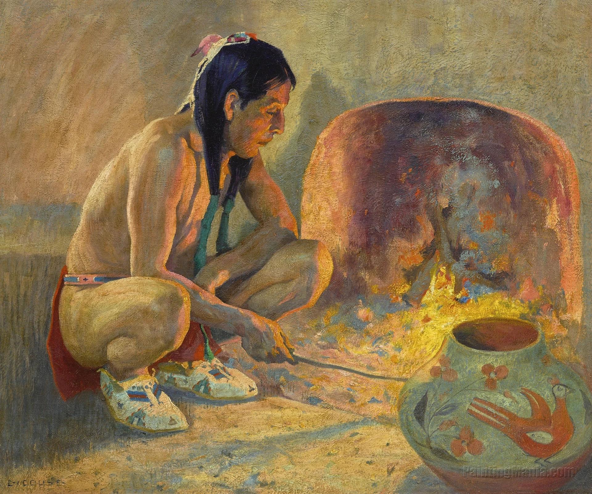 Pueblo Fireplace