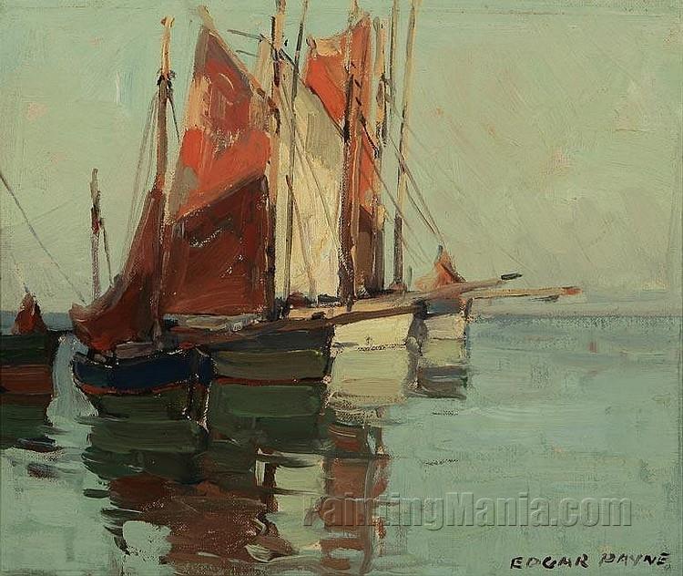 Brittany Boats in Harbor 2