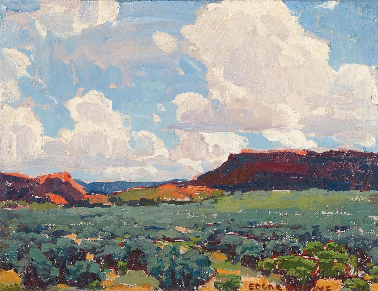 Red Mesa and Thunderheads