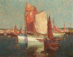 French Fishing Boats Off the Coast