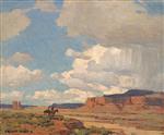 Mesa and Clouds, Monument Valley