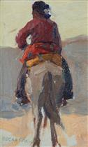 Navajo on Horseback