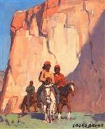 Navajos on Horseback, Canyon de Chelly