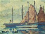 Sardine Boats with Figures