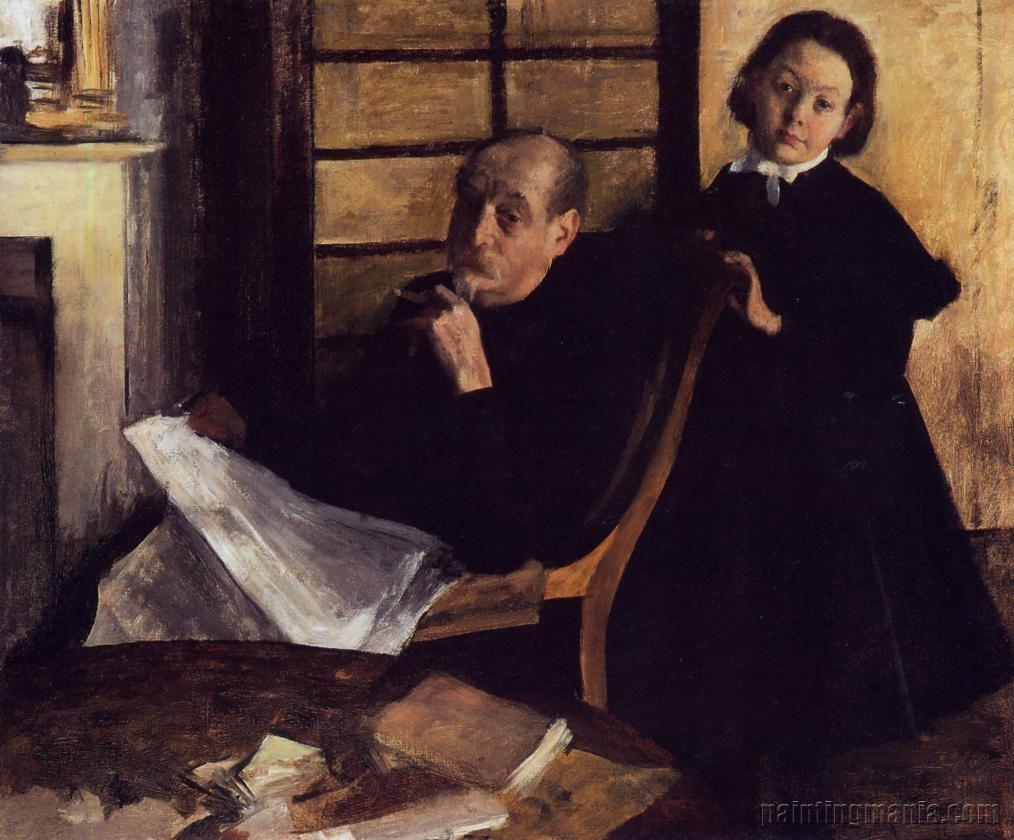 Henri Degas and his Neice Lucie Degas
