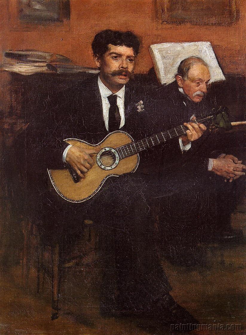 Lorenzo Pagans and Auguste de Gas, the Artist's Father