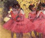 The Pink Dancers. Before the Ballet