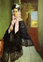 Portrait of Marguerite de Gas. the Artist's Sister