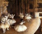 The Rehearsal of the Ballet on Stage
