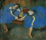 Two Dancers in Blue