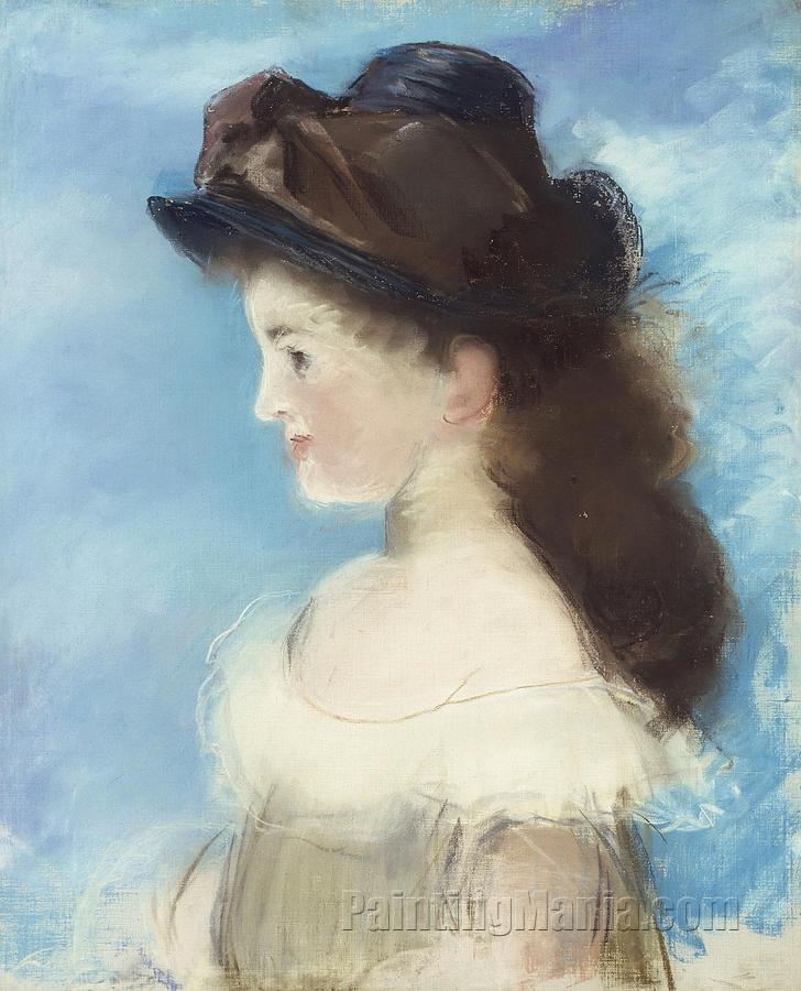 Portrait of Mademoiselle Hecht Wearing a Hat