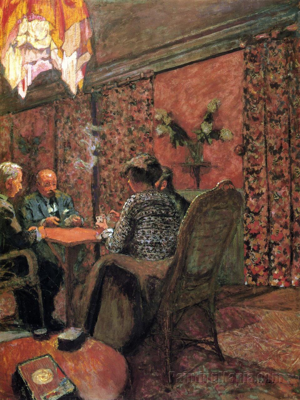 The Game of Bridge - The Salon at the Clos Cezanne