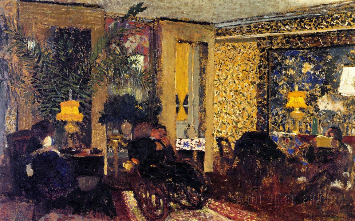 Interior, The Salon with Three Lamps, Rue Saint-Florentin