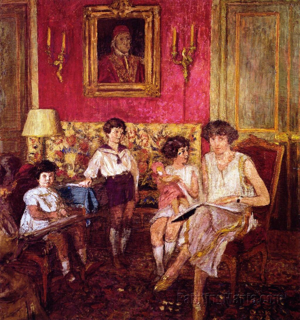 Madame Jean Bloch and Her Children