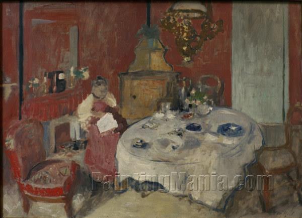Madame Vuillard in the Dinning Room