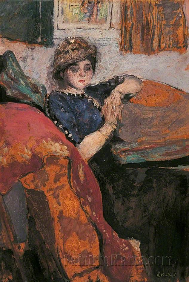 Mlle Nathanson in the Artist's Studio (The Model on a Sofa)