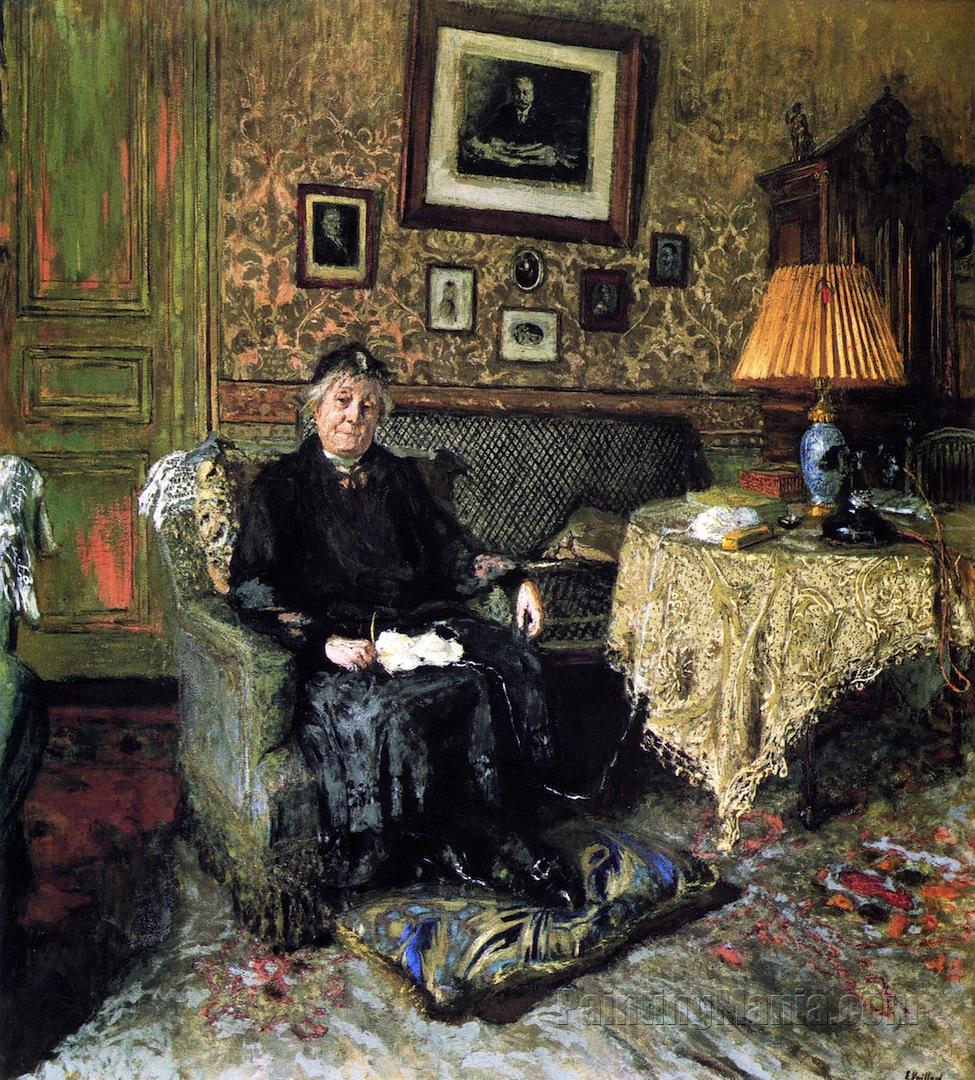 Mme Adrien Benard in Her Salon