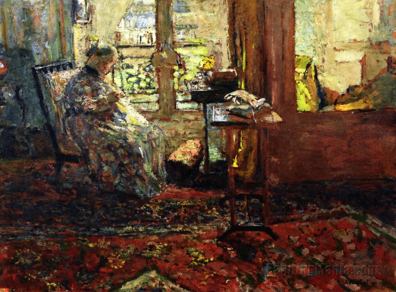 Seamstress in front of the Window