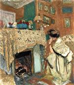 Madame Hessel at the Fireside (In front of the Fireplace)