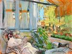 Madame Hessel Reading on the Terrace of Clos Cezanne