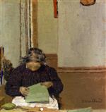 Madame Vuillard Sewing 1895