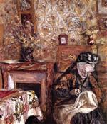 Madame Vuillard Sewing