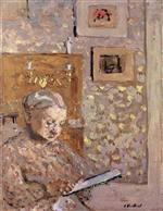 Madame Vuillard with Wallpaper
