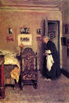 Mme Vuillard in the Artist's Bedroom. rue de Calais