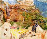 Women and Child at Clos Cezanne