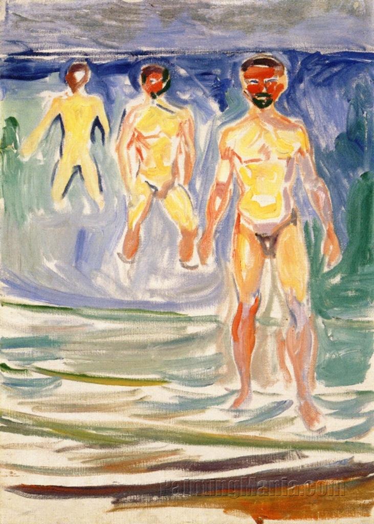 Bathing Men 1907