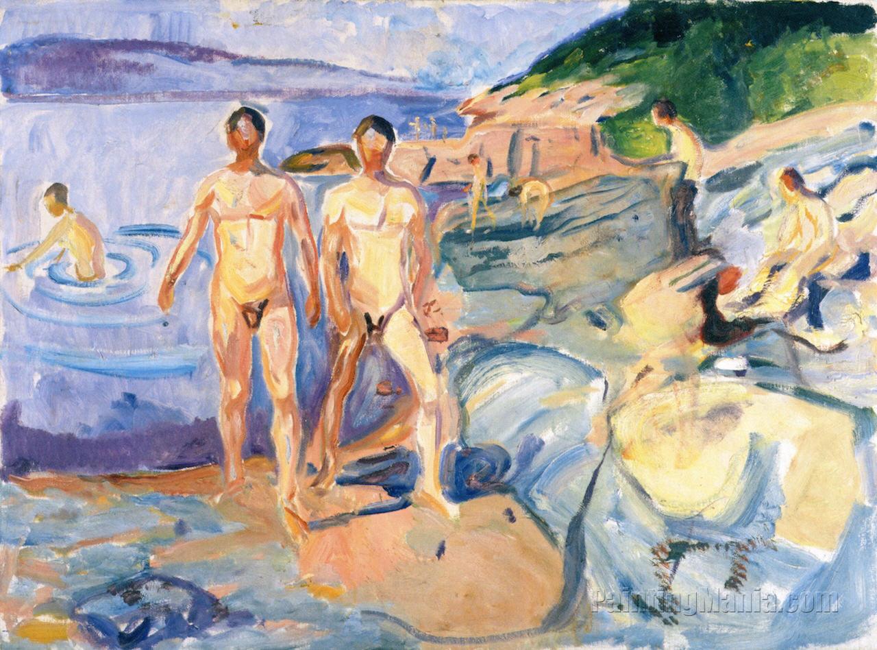 Bathing Men 1915