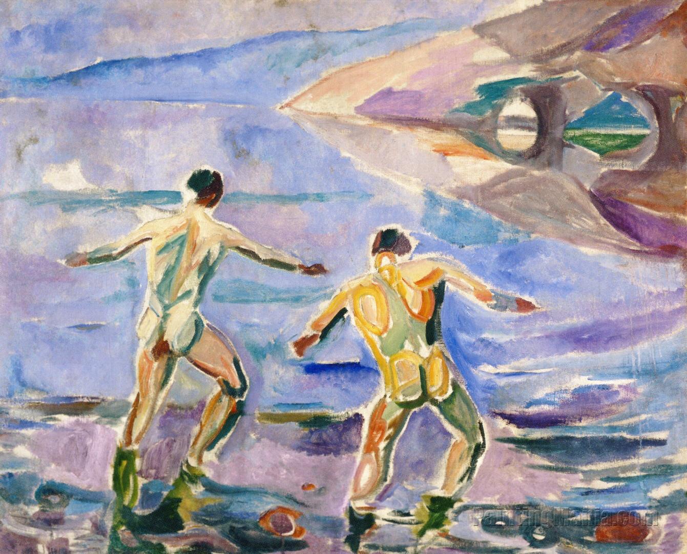 Bathing Men 1918