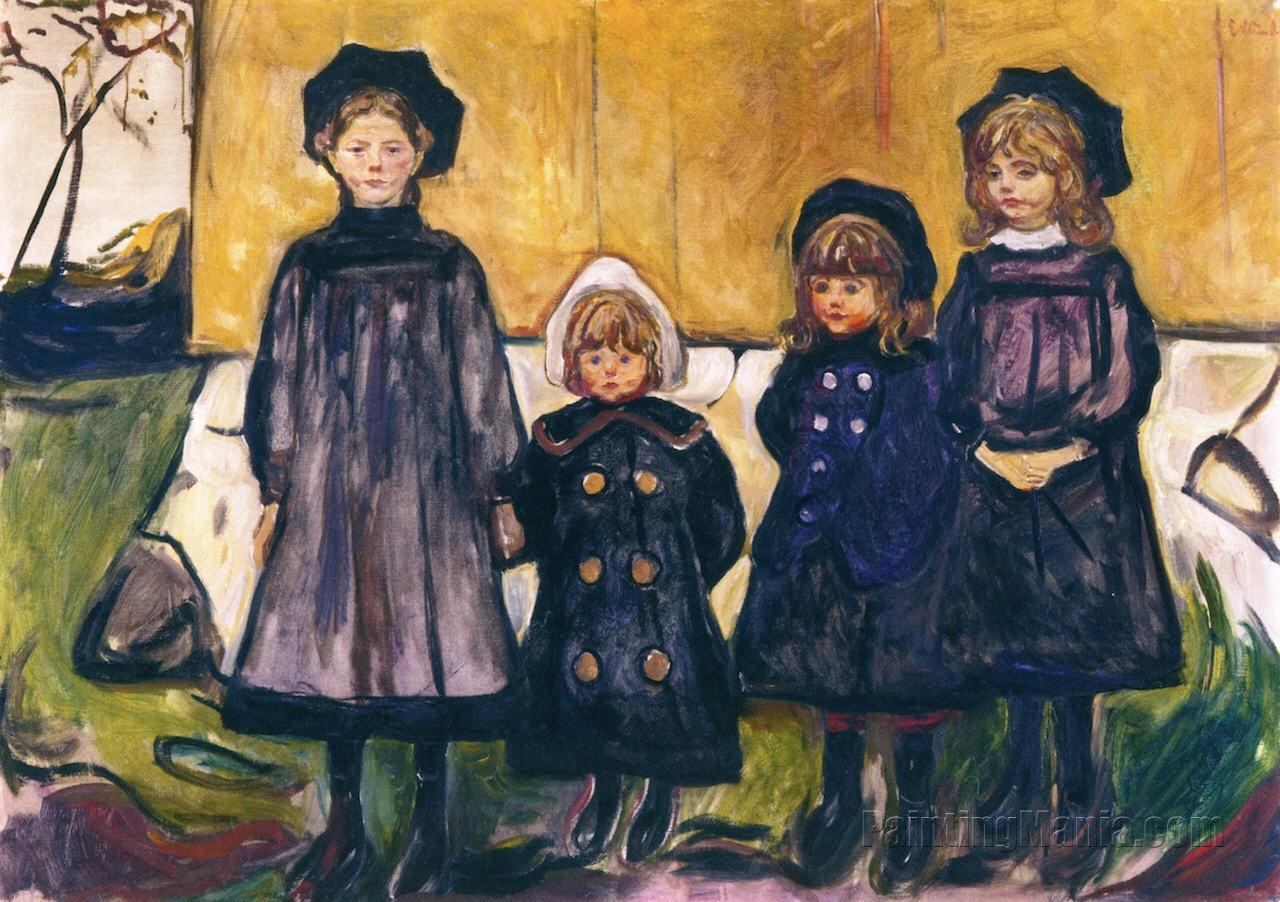Four Girls in Asgardstrand 1902