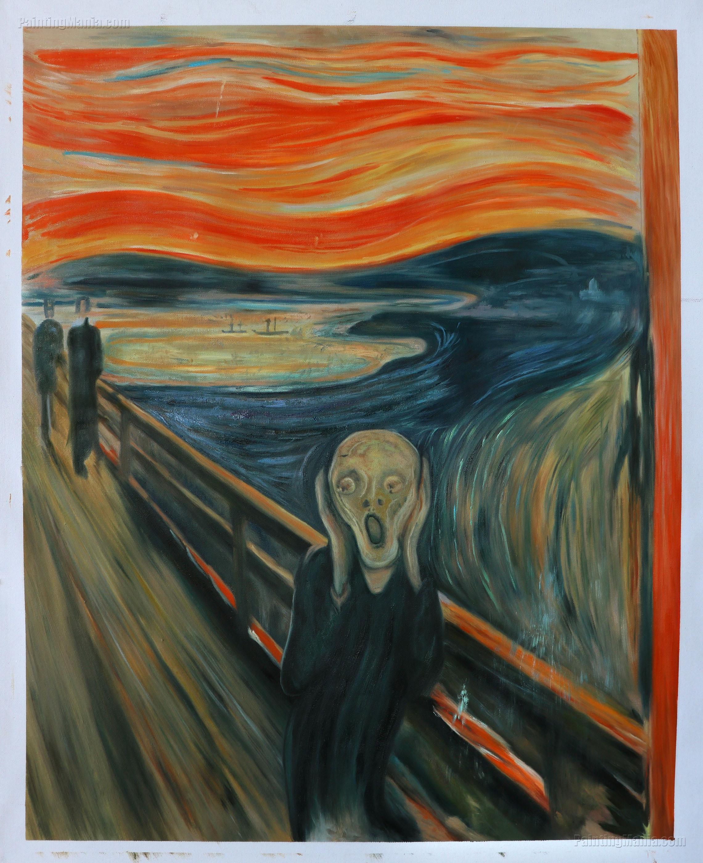 Beautiful Fine Art Print 'The Scream’ Famous 1893 Painting by Edvard Munch 