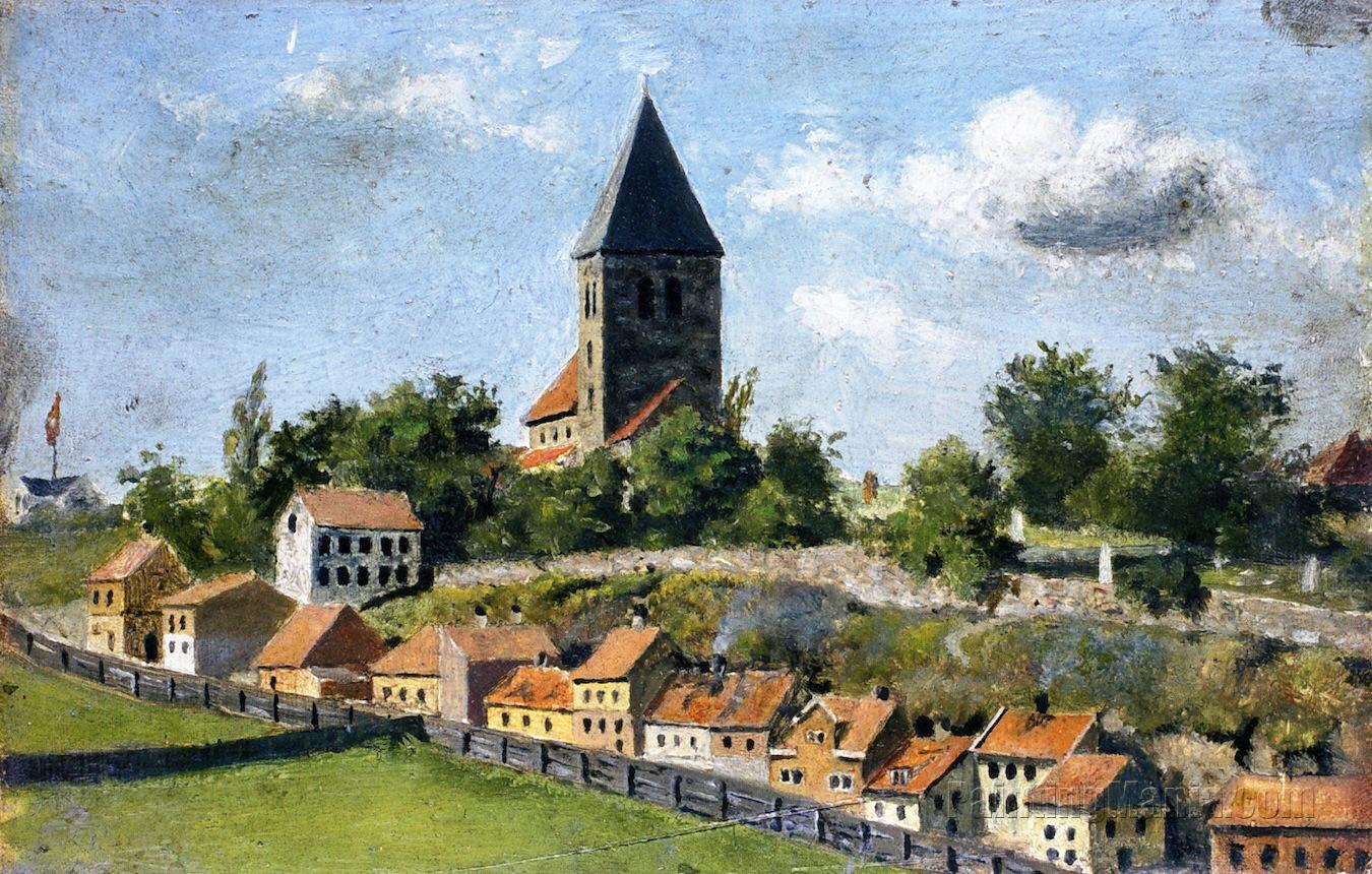 Talthusbakken with Gamle Aker Church