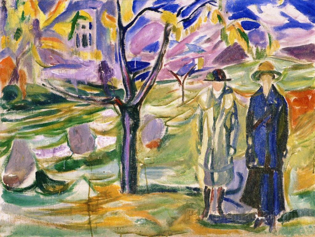 Two Women in the Garden 1926