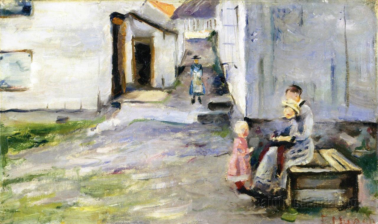 Woman and Children in Arendal
