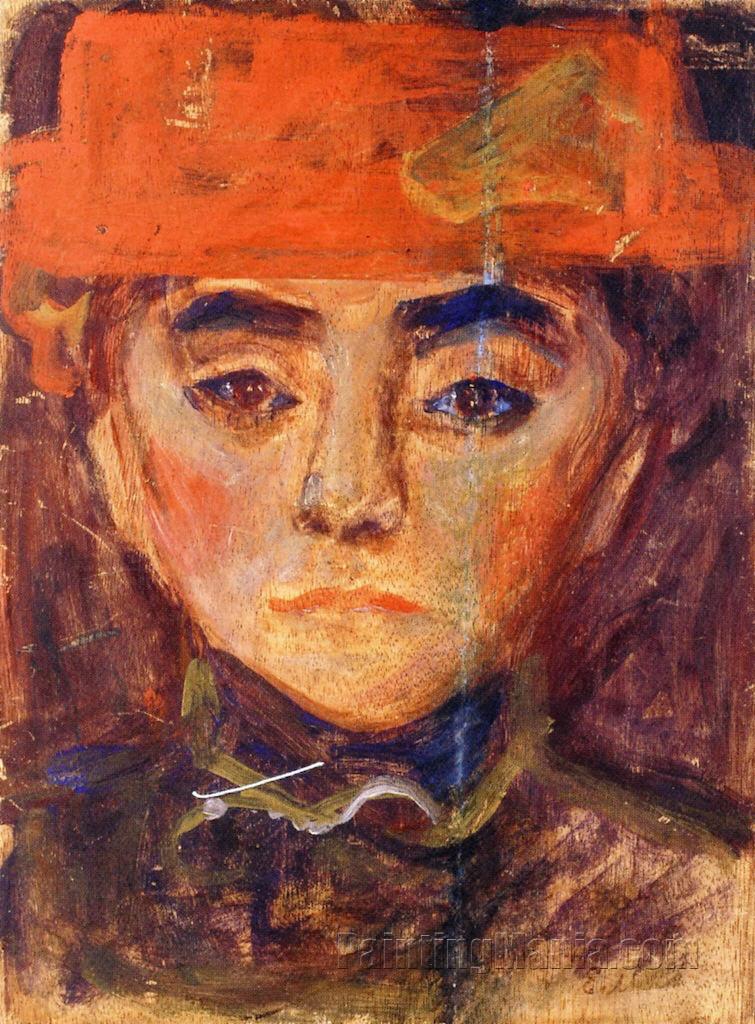 Woman with Red Hat